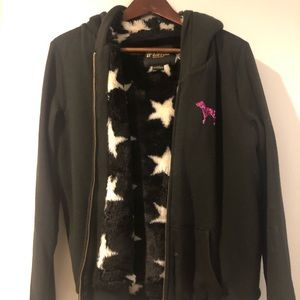 Victoria Secrets PINK BLACK JACKET